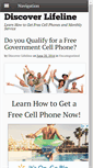 Mobile Screenshot of discoverlifeline.com